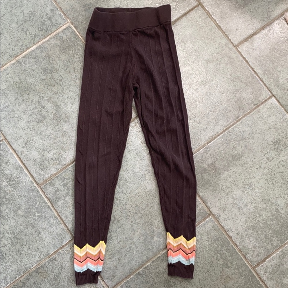 Missoni for Target sweater leggings with chevron